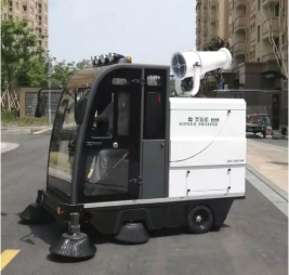 黔西“提高工程效率、节省成本！混凝土搅拌站和道路清扫车完美搭配！”
